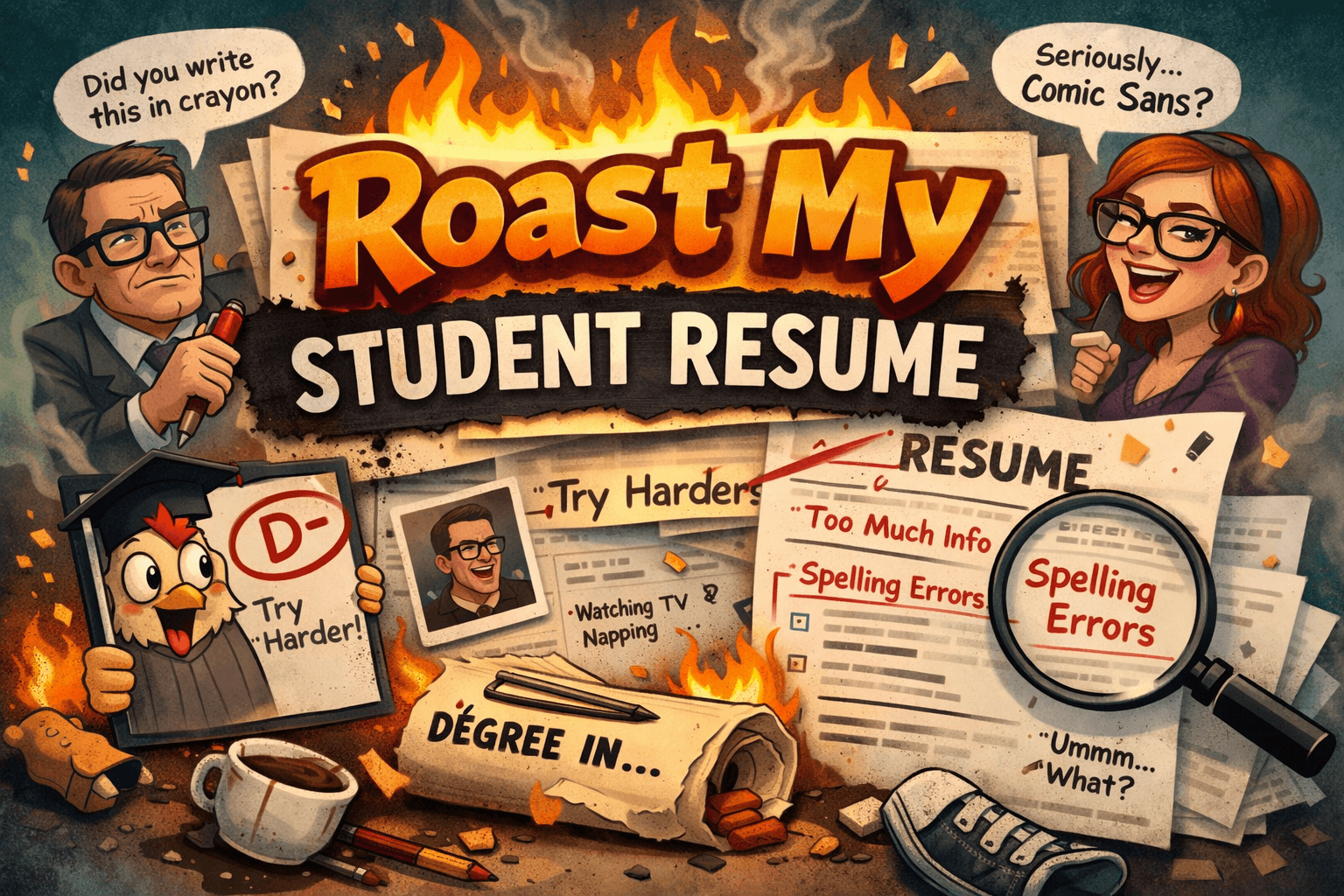 Roast My Student Resume: Get Honest Feedback for Your First Job Search