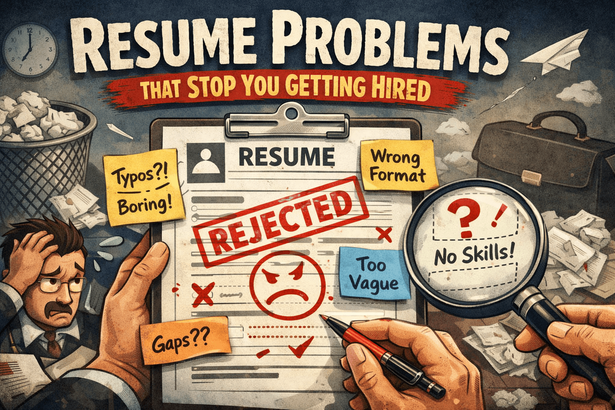 Resume Problems That Stop You Getting Hired