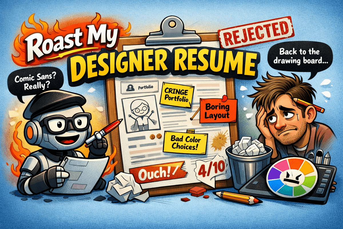 Roast My Designer Resume: Get Honest Creative Resume Feedback in Minutes